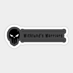 Wicklund's Warriors Sticker